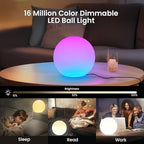 LOFTEK 8-inch Smart LED Ball Lamp with APP & Music Sync, Corded Electric - Image 2