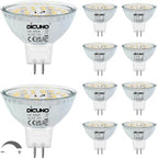 DiCUNO MR16 LED Bulb Dimmable, 50W Eq., Natural White 4000K, 670LM, 10-Pack by DiCUNO