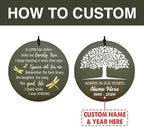 Personalized Life Tree Wind Chimes Dragonfly Windchime Outside - Image 2