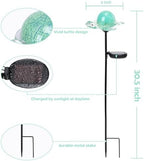 Afirst Solar Garden Stake Light, Hand Blown Glass Turtle for Yard Decor - Image 3