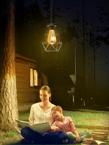 intelamp Solar Pendant Lights Indoor Outdoor 4000mAh Hanging Light - Image 4