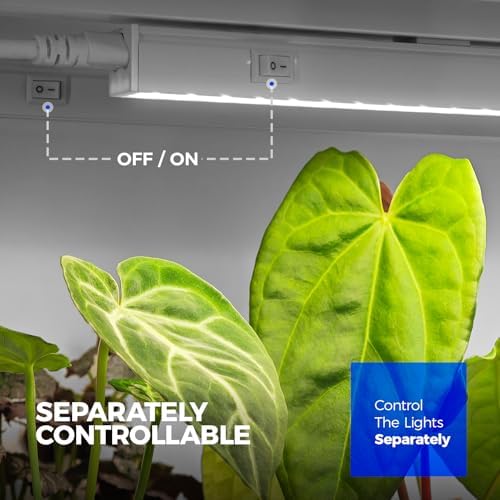 Barrina T5 Grow Lights, 3FT 128W (8 X 16W), 5000K Grow Lamp, 8 Packs, White - Image 6