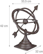 Relaxdays Garden Sundial Antique Design Weatherproof Garden Decoration - Image 4