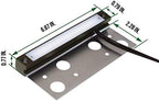 GKOLED 10-Pack Frosted Lens Hardscape Lighting, Retaining Wall Light, 6.8 Inches, Integrated 2700K LED Chips, LED Step Lights, Solid Die-cast Aluminum Housing, Low Voltage 12V AC/DC, UL Listed - Image 3