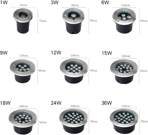 LED Ground Buried Light IP66 Waterproof AC85-265V Outdoor Spotlight - Image 6