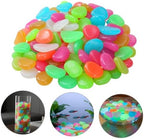 Ciieeo 500pcs Glow the Dark Pebbles for Garden and Yard Multicolored Luminous Resin Stones, Easy to Use and Recharge in Sunlight, for Outdoor Pathways and Landscaping Random Color - Image 7