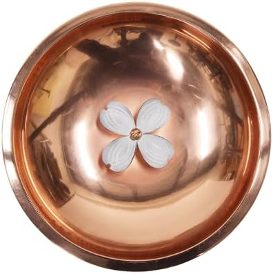 Achla Designs Dogwood Copper Birdbath with Stake - Image 7