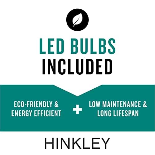 Hinkley Republic Medium 12V Outdoor Post Mount Lantern, Satin Nickel Finish - Image 5