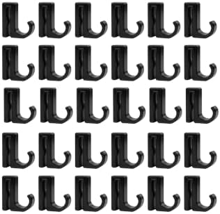String Light Hooks Compatible with Mirador, No-Drill Black 30Pk for Pergola - Image 2