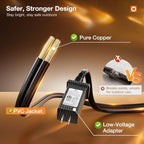 addlon 100FT Outdoor String Lights G40 LED Remote Dimmable Waterproof - Image 5