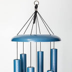 Corinthian Bells by Wind River - 56 inch Sky Blue Wind Chime for Patio, Backyard, Garden, and Outdoor Decor (Aluminum Chime) Made in The USA - Image 5