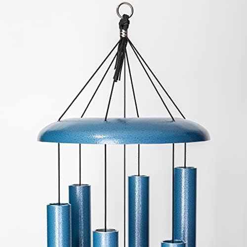 Corinthian Bells by Wind River - 56 inch Sky Blue Wind Chime for Patio, Backyard, Garden, and Outdoor Decor (Aluminum Chime) Made in The USA - Image 5