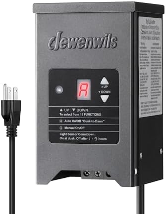 DEWENWILS 150W Low Voltage Landscape Lighting Transformer by DEWENWILS