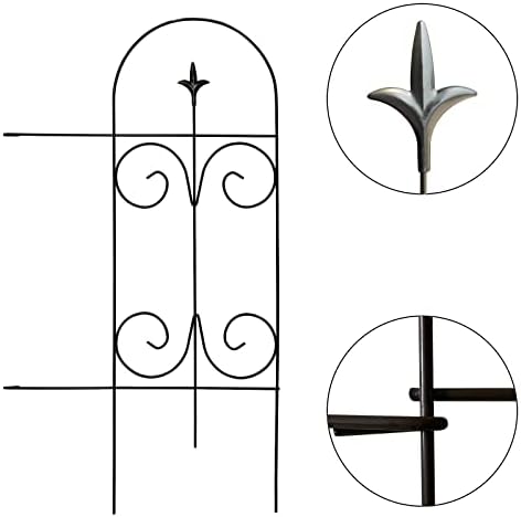 Thealyn 20ft x 32" Metal Decorative Halloween Fence(14-Panel Set) - Image 7
