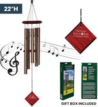 Woodstock Chimes Encore Collection, Chimes of Polaris, 22'' Bronze Wind Chimes for Outdoor, Patio, Home or Garden Décor (DCB22) - Image 6