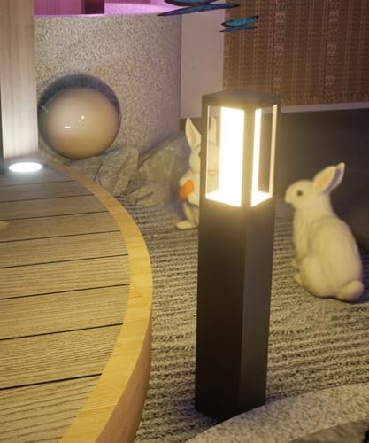 Modern Landscape Path Light Outdoor LED Bollard Fixture Aluminum Housing Pathway with Glass IP65 Waterproof Garden Lawn for Yard Walkway Home Decor - Image 5