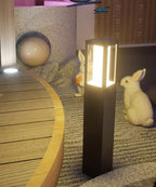 Modern Landscape Path Light Outdoor LED Bollard Fixture Aluminum Housing Pathway with Glass IP65 Waterproof Garden Lawn for Yard Walkway Home Decor - Image 5