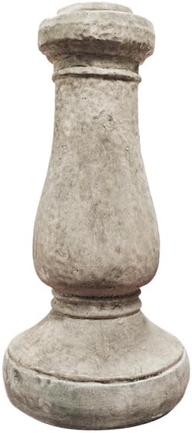 Solid Rock Stoneworks Classic Oval Concrete Birdbath – 24” Tall Outdoor Garden Accent – Heavy-Duty Handcrafted Cement Bird Bath – Weather Resistant Yard Décor – Made in USA- PreAged - Image 6