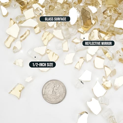 Skyflame 10-Pound Fire Glass for Gas Fire Pit Fireplace Decorative - Image 2