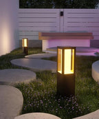 Modern Landscape Path Light Outdoor LED Bollard Fixture Aluminum Housing Pathway with Glass IP65 Waterproof Garden Lawn for Yard Walkway Home Decor - Image 4