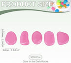 Glow in the Dark Stones Luminous Rocks Light 3000Pcs Light Purple - Image 2