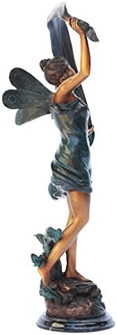 Design Toscano The Dancing Fairy Bronze Garden Statue - Image 3