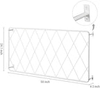 MyGift Wall Garden Trellis, White Metal Lattice Panels Set of 2 - Image 5