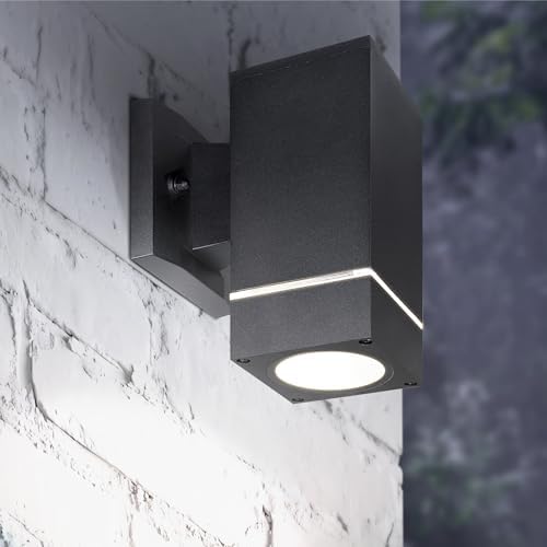 ASD 1 Light Cylinder Outdoor Sconce Lights, Black 60W E26 ETL by ASDLightingCorporation