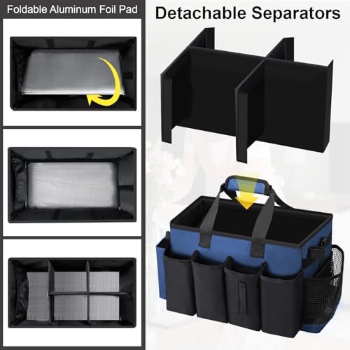 Wearable Large Cleaning Caddy Bag for Housekeepers (Blue) - Image 4