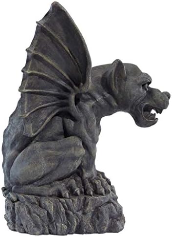 Design Toscano Florentine Gargoyle Outdoor-Statues, Giant, Gray - Image 2