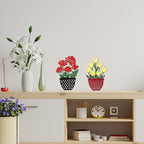 2-Way Metal Poppy and Tulip Garden Stake and Wall Plaque, Multicolor - Image 5