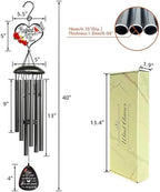 40" Memorial Wind Chimes for Loss of Husband Sympathy Gift, Bereavement Gifts for Loss of Husband, Memorial Gift for Husband - Image 3