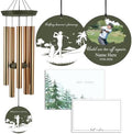 Personalized Golf Theme Memorial Wind Chimes by ExtrabilyOfficial