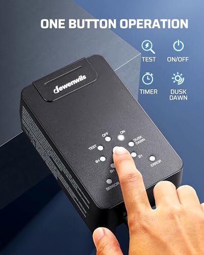 DEWENWILS 60W Low Voltage Transformer, Dusk to Dawn Sensor & Timer - Image 4