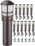 LEONLITE 12-Pack Low Voltage Landscape Pathway Lights, 3W, CRI90, 3000K by LEONLITE