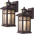 Motion Sensor Outdoor Lights Bronze 2 Pack Dusk till Dawn Outdoor Lighting by Brilvibera