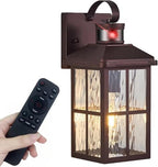 Porch Lights Outdoor with Remote, Motion Sensor Exterior Lighting Fixtures by YJXGDIL