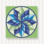 BQ058 BARN QUILT Block Outdoor Square | 6 SIZES | Outside Pattern | Wall Art | Yard Art | Barn Quilt Sign | Farm Quilt Design (34" x 34" 1 sided) by SignStuffInc