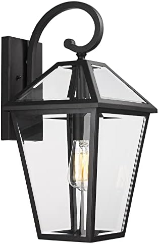 Large Outdoor Light Fixtures Wall Mount 21'' Waterproof Exterior Wall Lanterns with Glass, Outdoor Wall Light, Outside Wall Sconces, Front Porch Lights for House Garage Doorway Patio 1 Pack by Luminzone