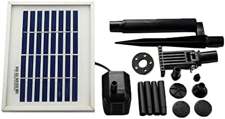 ASC Cascade Ceramic Solar Water Fountain Bowls 5 Tierd with Panel Pump Cascading Garden Decoration Bird Iron Frame - Image 2