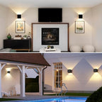 20W Outdoor Wall Lights 3CCT Adjustable,Up and Down Wall Sconce 4 Pack - Image 5