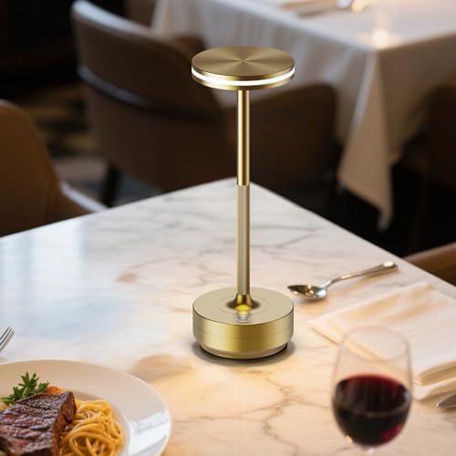 Hapfish Rechargeable Cordless Table Lamps, 5000mAh Battery Operated Lamp - Image 5