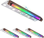 LEONLITE 4-Pack RGBCW 12 Inch LED Hardscape Lighting, Color Changing by LEONLITE