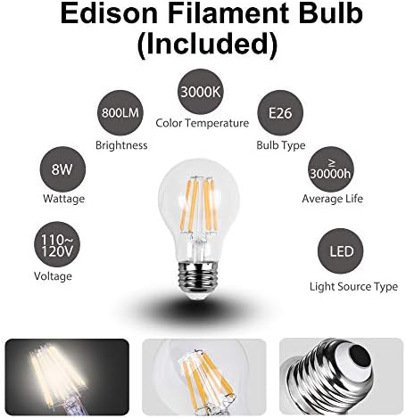 FUDESY Outdoor Wall Lantern, Exterior Wall Sconce Light Fixture, Black - Image 5