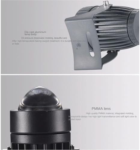LED Spotlight - Narrow Beam IP65 Waterproof Wall Lamp, AC85-265V Outdoor Landscape Lighting for Garden, Courtyard, Patio, and Pathway Illumination - Image 5