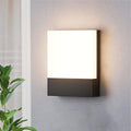 Outdoor Square Led Wall Light,Hardwired,24W 3000K,1-Pack,Black by Aoceley