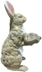 Magnesium Oxide Bunny Statue Hand-Painted Rabbit Sculpture Garden Lawn Ornament - Image 4
