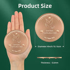 Bird Bath Copper Disk, Pure Copper Bird Bath Purification Disc, Save Cleaning Time, Chemical Free,Safe Natural Solution for Birdbaths Bowls&Waterfall Fountain, Year-Round Use (4 pcs) - Image 2