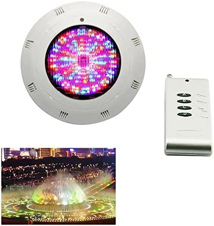 18W RGB LED Color Changing Pool Light 3000 LMS Wall Surface Mounted Waterproof 30 Degrees Beam Angle Swimming Pool Pond Submersible Underwater Lamp IP68 Waterproof 12V with Remote Control - Image 7