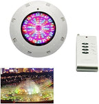 18W RGB LED Color Changing Pool Light 3000 LMS Wall Surface Mounted Waterproof 30 Degrees Beam Angle Swimming Pool Pond Submersible Underwater Lamp IP68 Waterproof 12V with Remote Control - Image 7